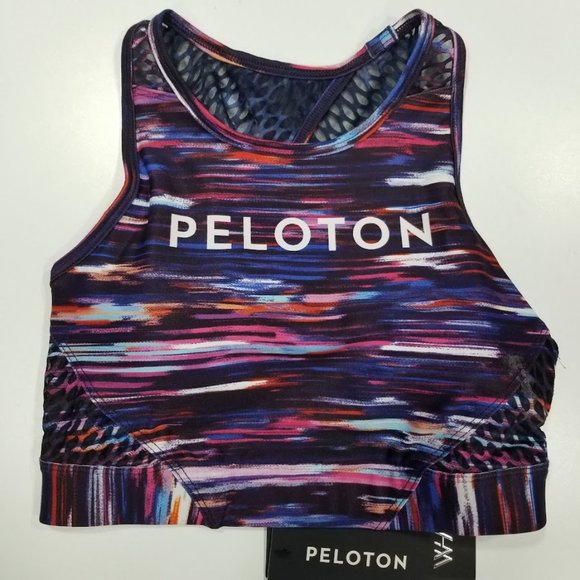 Peloton x WITH Melody High Neck Racerback Cutout Back Sports Bra - Picture 2 of 7
